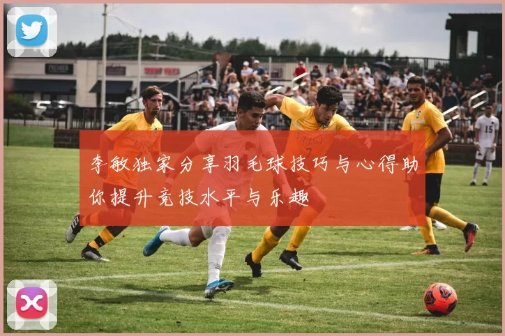李敏独家分享羽毛球技巧与心得助你提升竞技水平与乐趣